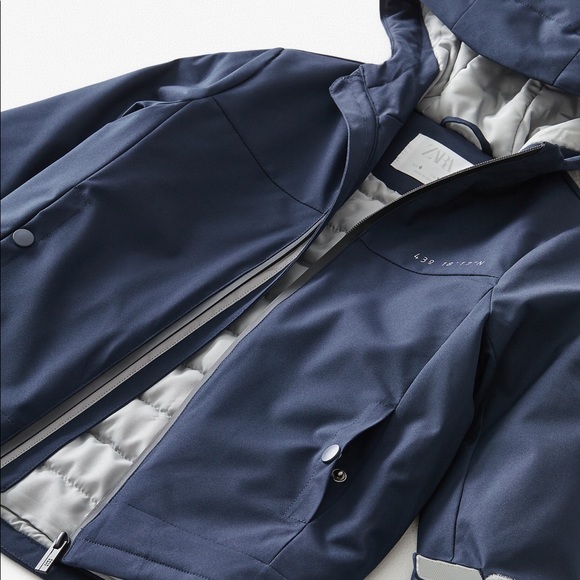 Zara kids padded coordinates jacket navy NWT - Picture 3 of 3